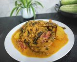 Foto langkah ke 6 dari resep Resep Gulai Ikan Salai Kecombrang.