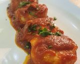 Foto del passaggio 5 della ricetta Polpette di branzino alla mediterranea