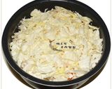 A picture of step 5 of Lazy Day Fresh Mushroom Cabbage Chicken Rice.