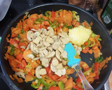 Foto del paso 4 de la receta: Atún con salsa de pimienta verde y verduras