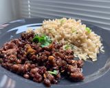รูปขั้นตอนการทำที่ 10 ของ ข้าวผัดกระเทียมราดหมูสับกระเทียม