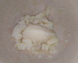 A picture of step 1 of Tutti fruity cake with ghee.