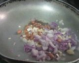 A picture of step 1 of Upma.