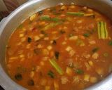 A picture of step 9 of Thinai arisi bisebelabath.