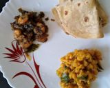 A picture of step 5 of Boondi curry.
