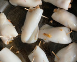 Foto del paso 5 de la receta: Calamarcitos rellenos de Carne y pulpo