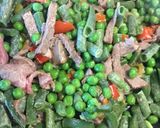 Foto del paso 1 de la receta: Salteado de Asado y Vegetales 💙🐵🙈🙉💛