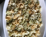 Foto del paso 1 de la receta: Pasta de tres colores, en un plis (vegetariano)