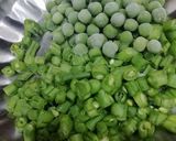 A picture of step 1 of Beans Pulav.