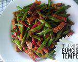 Foto langkah ke 3 dari resep Tumis Buncis Tempe.