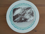 Bizcocho vegano de chocolate en microondas