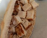 A picture of step 2 of My Really Full Chicken Pitta Bread. 😍.