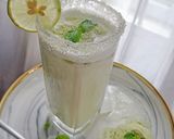 Foto langkah ke 4 dari resep Milkshake green tea latte +mint😋.