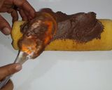 صورة لخطوة 4 من وصفة كيك جذع الشجرة /Buche roulee