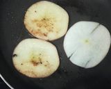 Foto del paso 8 de la receta Tapa fiambre de lomo de atún y gambas en cama de manzana asada y salsa tártara