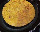 A picture of step 7 of Puran Poli.