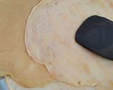 A picture of step 6 of Stuffed Maida crepe fried rolls.