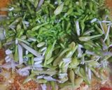 Foto langkah ke 5 dari resep Sayur Pedas Jantung Pisang Bunga Pepaya.