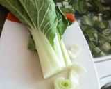 A picture of step 1 of #salads#Crispy Bok choy salad.