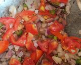 A picture of step 3 of Drumstick Dal.