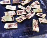 Une image de l'étape 5 de Courgettes marinées grillées à la plancha (pêche gingembre citron).