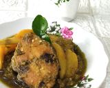 Gambar langkah 6 resipi Tongkol Sambal Hijau + Kentang.