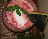 A picture of step 1 of Refreshing watermelon smoothie.
