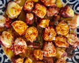 Foto del paso 1 de la receta: Pulpo gratinado con queso San Simón