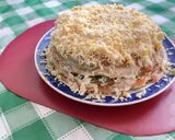 Foto del paso 4 de la receta: Torta salada de panqueques