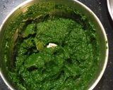 A picture of step 1 of Palak Paneer Kathi Roll.