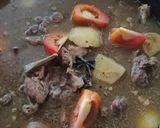 Gambar langkah 5 resipi Sup Daging Cinta Hati❤ #marathonramadhan#resepidaging.