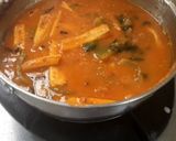 A picture of step 6 of Kadai babycorn.