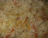 A picture of step 3 of Vegetable Fried Rice.