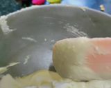 A picture of step 3 of Gujju's protein ladoo.