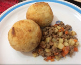 Foto del paso 5 de la receta: Bolas de arroz, rellenas de picadillo