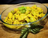A picture of step 7 of Capsicum aloo.