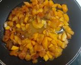 A picture of step 2 of Plum and peach sauce.