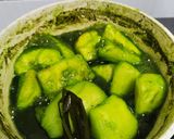 Foto langkah ke 3 dari resep Singkong Thailand Pandan.