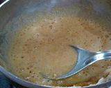 A picture of step 1 of Besan sheera.