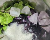 A picture of step 2 of Jamun Shots - Kala - Khatta Sharbat.