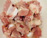 Hình bước làm 1 của món Sườn non kho tiêu & hầm canh đu đủ