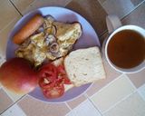 A picture of step 5 of Sandwich and Lemon tea.