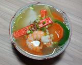 Hình bước làm 4 của món MÌ UDON HẢI SẢN homemade