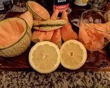Une image de l'étape 1 de Jus de melon cantaloup charentais.
