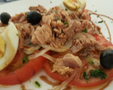 Foto del paso 1 de la receta: Ensalada de tomate y huevo