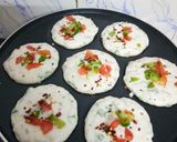 A picture of step 3 of Spicy Mini Uttapam.