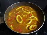Guiso de Calamares al curry