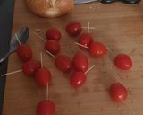 Foto del paso 5 de la receta: Pinchos de tomate al Pedro Ximénez y sésamo