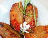 Hình bước làm 2 của món Chả chay chiên