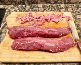 A picture of step 2 of Pork Tenderloin in Sauce.